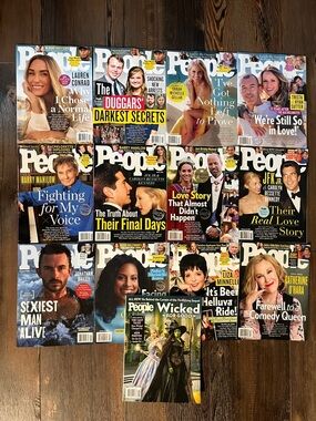 People Magazine Lot of 13 (New/Unread)
